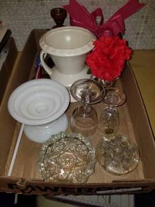 lot 51 image: miscellaneous with candle stand
