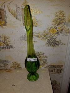 lot 95 image: Green Vase