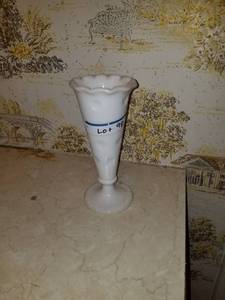 lot 98 image: White Vase