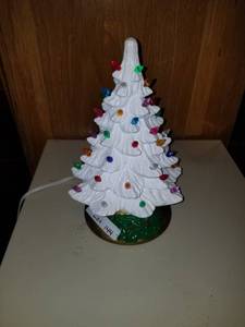 lot 144 image: Electric ceramic Christmas tree