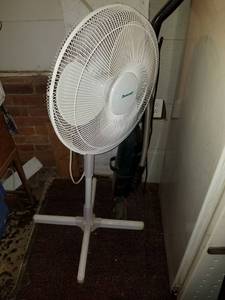 lot 214 image: Fan and sweeper
