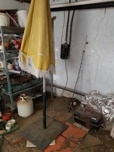 lot 248 image: umbrella with stand