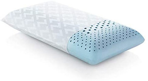 lot 7411 image: Z ZONED GEL DOUGH Gel-Infused Memory Foam Bed Pillow - King - High Loft
