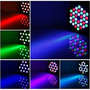 lot 7418 image: UKing LED Par Lights DJ Stage Light RGB 36 LED with Sound Activated Remote Control DJ Uplighting for Wedding Party Club Christmas Stage Lighting