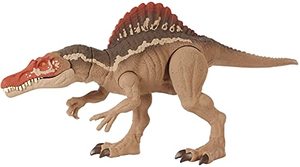 lot 7444 image: Jurassic World Extreme Chompin Spinosaurus Dinosaur Action Figure, Huge Bite, Authentic Decoration, Movable Joints, Ages 4 Years Old & Up