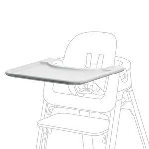 lot 7446 image: Stokke Steps Baby Set Tray, White - Functional Accessory for Stokke Steps Baby Set High Chair - Give Your Child a Place to Play & Eat - Durable, Tool Free & Easy to Clean