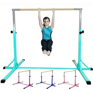 lot 10649 image: FC FUNCHEER Expandable Gymnastics kip bar,Adjustable from 3 to 5,Junior Training bar with Fiberglass bar,Side Extension Added for addtional stablity
