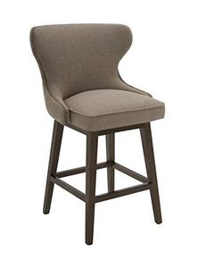 lot 10656 image: Amazon Brand �� Stone & Beam Louise Memory Swivel Counter-Height Barstool, 38.2H, Slate