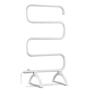 lot 22750 image: Homeleader Towel Warmer and Drying Rack, Heated Towel Rack, Wall Mount & Free Standing Towel Heater for Bathroom, 120W