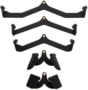 lot 22752 image: BalanceFrom Cable Machine Attachments 5-Piece Combo