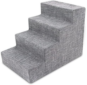 lot 22759 image: Best Pet Supplies Pet Steps and Stairs with CertiPUR-US Certified Foam for Dogs and Cats
