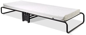 lot 27530 image: Jay-Be Smart Folding Bed with Airflow Mattress, Black, Single (103702)