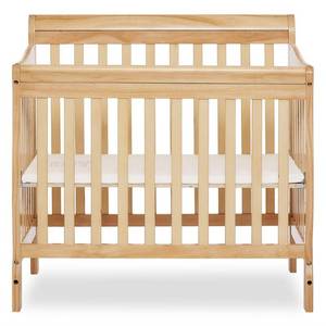 lot 27567 image: Dream On Me Aden 4-in-1 Convertible Mini Crib, Natural