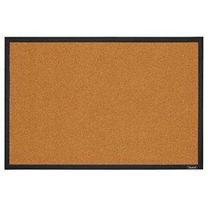 lot 27614 image: Quartet Cork Board Bulletin Board, 2 x 3 Framed Corkboard, Black Frame, Decorative Hanging Pin Board, Perfect for Home Office Decor, Home School Message Board or Vision Board (MWDB2436-BK)