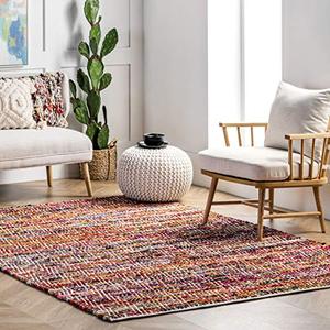 lot 29117 image: nuLOOM 200VIAG01A-305 Area Rug, 3 x 5, Magenta