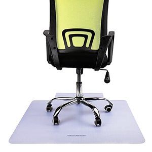 lot 29119 image: Mind Reader OFFCMAT-CLR Office 36 x 48, Heavy Duty, Easy Glide, Floor Computer Desk Chair, Anti-Skid, Stays in Place, Clear Carpet Mat