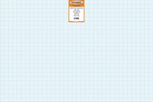 lot 29126 image: Clearprint Vellum Sheets with 8x8 Fade-Out Grid, 24x36 Inches, 16 LB, 60 GSM, 1000H 100% Cotton, 100 Sheets Per Pack, Translucent White (10202528)