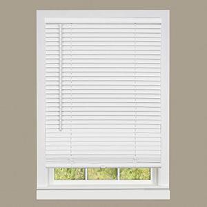 lot 29131 image: Achim Home Furnishings DSG235WH06 Deluxe Sundown G2 Cordless Blinds, 35 x 64, White