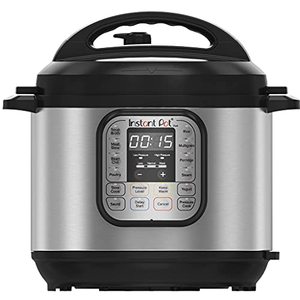 lot 29152 image: Instant Pot Duo 7-in-1 Electric Pressure Cooker, Slow Cooker, Rice Cooker, Steamer, Saut�, Yogurt Maker, Warmer & Sterilizer, 8 Quart, Stainless SteelBlack