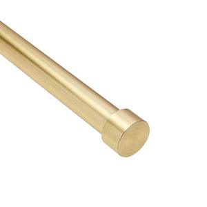 lot 29162 image: Umbra 245976-104-REM Cappa Curtain Rod �� 1-Inch Drapery Rod Extends from 66 to 120 Inches, Includes 2 Matching Finials, Brackets & Hardware, Brass, 66 to 120-inches