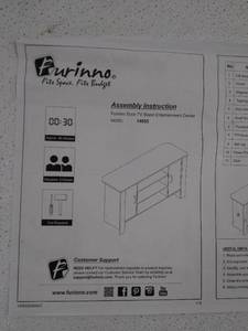 lot 30174 image: Furinno Fits Entertainment Center. Model 14055