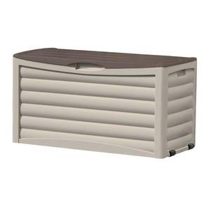 lot 30184 image: Suncast - Resin Outdoor Patio Storage Deck Box
