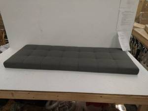lot 30185 image: Amazon Basics Dark Grey Bench Seating