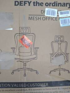 lot 34391 image: office chair black leather