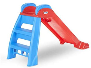 lot 7400 image: Little Tikes First Slide Toddler Slide, Easy Set Up Playset for Indoor Outdoor Backyard, Easy to Store, Safe Toy for Toddler, Slip And Slide For Kids (RedBlue), 39.00L x 18.00W x 23.00H