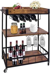 lot 30158 image: Aboxoo Serving Wine Tray On Casters