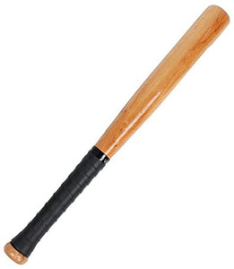 lot 1587 image: Outdoor Sports Natural Wood Baseball Bat, 28 Inch Wooden