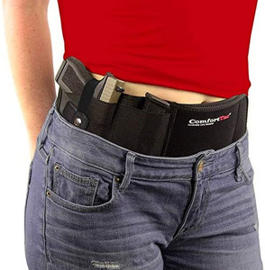 lot 1620 image: Ultimate Belly Band - Concealed Carry Pistol Holster, Compatible with Smith and Wesson, Shield, Glock 19, 17, 42, 43, P238, Ruger LCP and Similar Weapons, for Men and Women