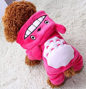 lot 3015 image: Xiaoyu Puppy Dog Pet Clothes Hoodie Warm Sweater Shirt Puppy Autumn Winter Coat Doggy Fashion Jumpsuit Apparel marked large looks like medium