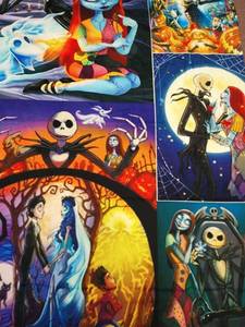 lot 3041 image: Nightmare Before Christmas microfiber towel