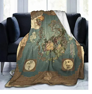lot 3047 image: The Last Airbender Custommade Ultra-Soft Micro Fleece Personality Blanket for Couch Bed Sofa