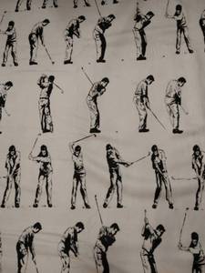 lot 3051 image: black and white golf beach towel bath towel great gift