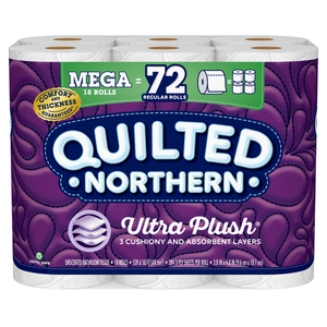lot 4137 image: Quilted Northern Ultra Plus 18 mega rolls