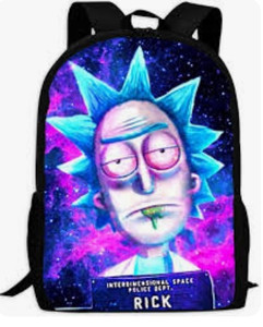lot 4154 image: Rick Bookbag From Rick And Morty