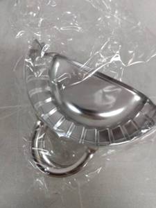 lot 6191 image: Dumpling Press, Small Stainless Steel Pot Sticker Mold Maker Wrapper, Dough Pie Pastry Cutter Kitchen Gadget