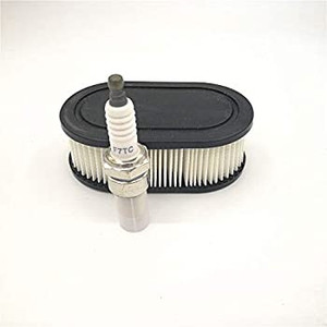 lot 6194 image: Tool Parts Oval Air Filter with Spark Plug for Troy-Bilt TB110 TB115 TB200 TB230 TB330 TB370 Walk-Behind Lawn Mower  Garden & Outdoor