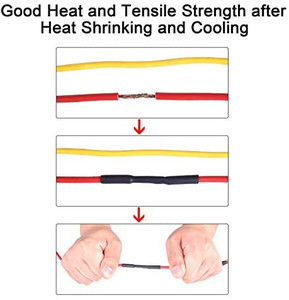 lot 6208 image: XHF 1-14 Inch (30mm) 31 Waterproof Heat Shrink Tubing Marine Grade Wire Cable Adhesive Lined Tube Insulation Seal Against Moisture Corrosion and Air Leakage, 100 Ft Black