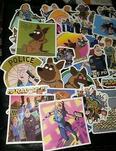 lot 6218 image: 50 pcs Stickers Paradise PD cartoon Show Funny Vinyl Decals