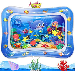 lot 6223 image: Hitituto Tummy Time Baby Water Mat Inflatable Baby Play Mat Activity Center for Infant Baby Toys 3 to 24 Months, Baby Gifts for Boys Girls