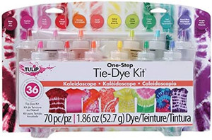 lot 7207 image: Tulip One-Step Tie-Dye Kit Kaleidoscope, 12 Colors Tie Dye