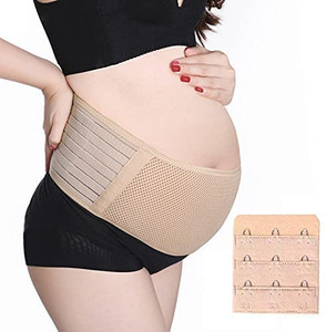 lot 7216 image: Maternity Belly Band for Pregnancy, Belly Support Belt, That Provides Hip, Pelvic, Lumbar and Lower Back Pain Relief, Maternity Belt Set Inlcudes Pant Extender & Bra Extender