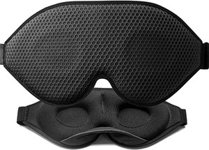lot 7230 image: Sleep Mask for Men Women , Soft Comfort Eye Mask for Sleeping, 3D Contoured No Pressure Blindfold, Adjustable Sleeping Mask, Light Blocking Eye Shade Cover for Nap, Travel, Insomnia