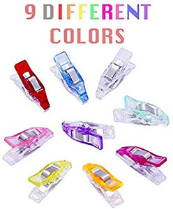 lot 7237 image: Killers Instinct Outdoors 50Pcs Multicolor Plastic Sewing Clips Quilt Quilting Clip Clover Clip for Patchwork Sewing DIY Crafts 27 x 7mm