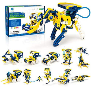 lot 9173 image: CIRO Stem Project Toys for Kids,11 in 1 Solar Robot