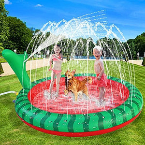 lot 9233 image: Apfity Splash Pad for Kids Dogs