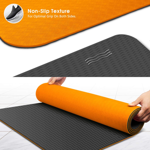 lot 9238 image: Dralegend Yoga Mat Exercise Fitness Mat Blue Not Orange